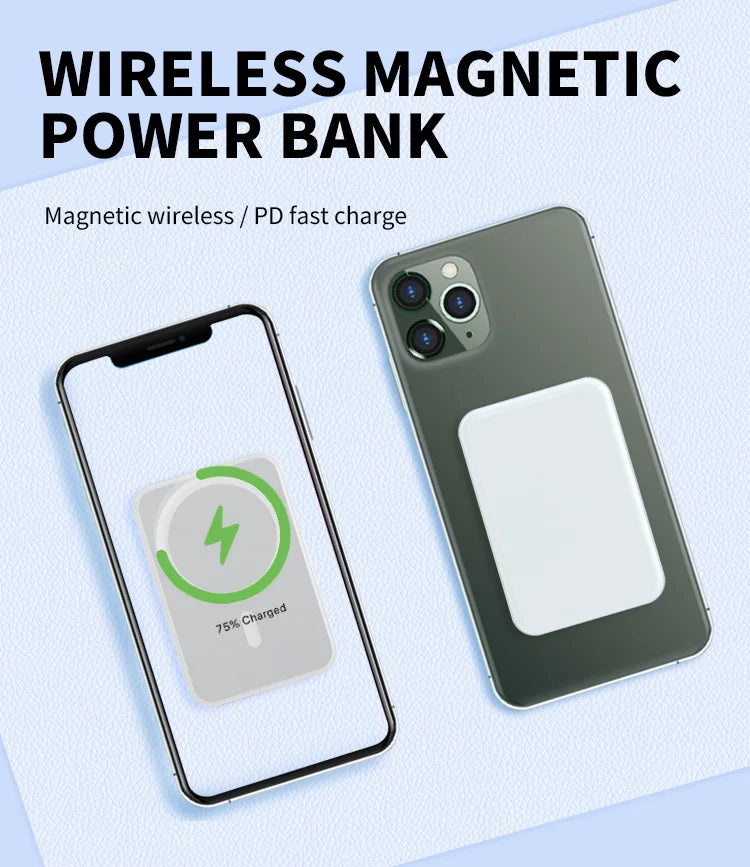 Magnetic Wireless Powerbank for iPhone