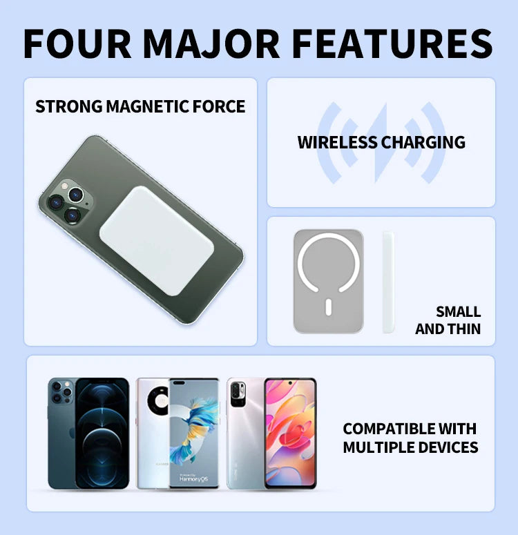 Magnetic Wireless Powerbank for iPhone