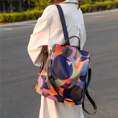 New Anti-Theft Waterproof colorful Bags for Girls