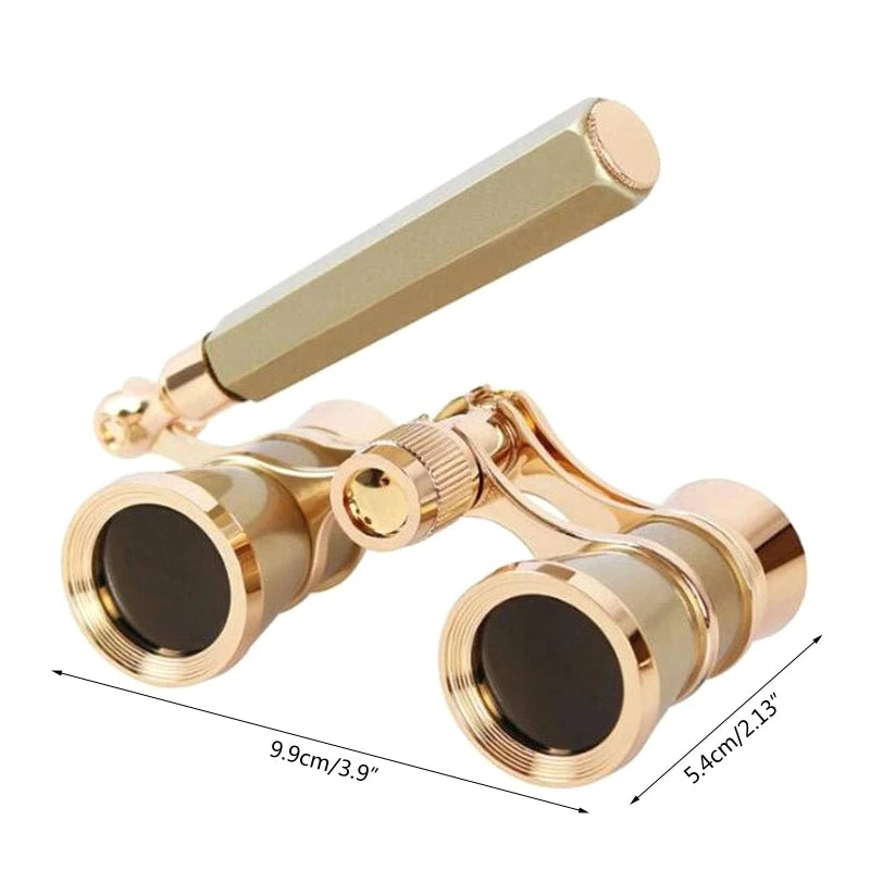 3x25 Vintage Binoculars Telescope Opera Theater Women Telescope